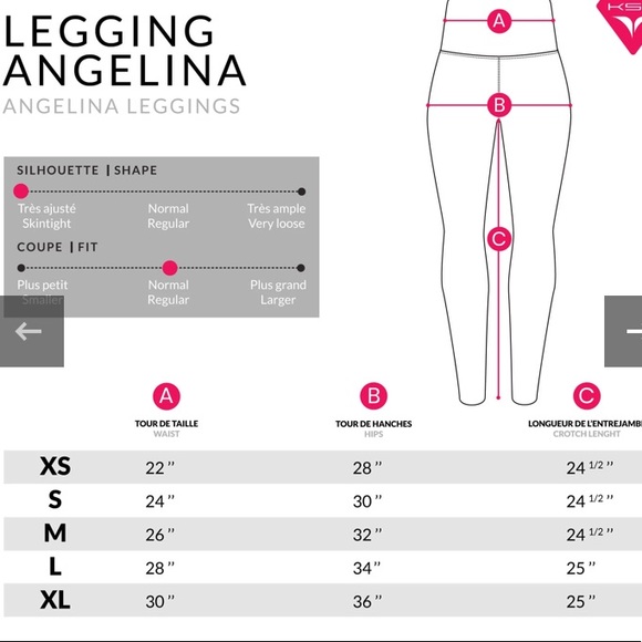 KSL women’s Angelina Classic Leggings size Medium - black - Picture 2 of 3